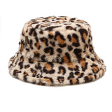 Hivava Leopard Fluffy Bucket Hat