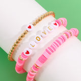 bracelets Yunyun Jewelry Colorful Children's Soft Pottery Bracelet Suit Beads Girl Bracelet Manufacturers Can Supply