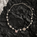 Hivava BUTTERFLY PEARL NECKLACE