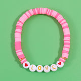 bracelets Yunyun Jewelry Colorful Children's Soft Pottery Bracelet Suit Beads Girl Bracelet Manufacturers Can Supply