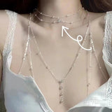 gold Women's Summer Trendy Cool Hot Girl Body Chain Chest Chain Full Body Sexy Three-Dimensional Back Chain Decoration