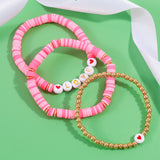 bracelets Yunyun Jewelry Colorful Children's Soft Pottery Bracelet Suit Beads Girl Bracelet Manufacturers Can Supply