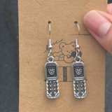 y2k Hong Kong Style Retro Distressed Nokia Mobile Phone Men and Women Hip Hop Street Couple Personality Ear Studs Earrings Earrings