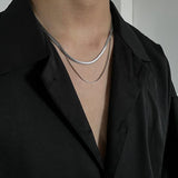 Hivava DOUBLE LAYER SNAKE CHAIN NECKLACE