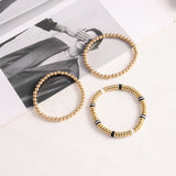 bracelets Popular Jewelry New Creative Fashion Personality Black and White Multi-Layer Bracelet Soft Pottery Bracelet Men and Women Same Style