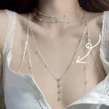 gold Women's Summer Trendy Cool Hot Girl Body Chain Chest Chain Full Body Sexy Three-Dimensional Back Chain Decoration