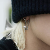 Hivava CROSS STAR PENDANT DANGLE EARRING