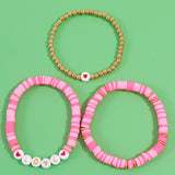 bracelets Yunyun Jewelry Colorful Children's Soft Pottery Bracelet Suit Beads Girl Bracelet Manufacturers Can Supply