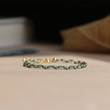 bracelets Super Delicate Small String Woven Bracelet 14K Gold-Plated Gold Thread Gold Bead Bracelet