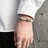 Hivava WHITE PEARL CHAIN BRACELET