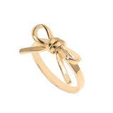 Hivava gold Bow Ring Personalized Three-Dimensional Fashion Index Finger Ring S925 Sterling Silver Ring Fashion Light Luxury Women's Bracelet