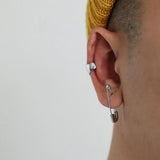 Hivava Paper Clip Shape Earrings