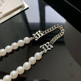 Hivava Pearl Stitching Clavicle Chain