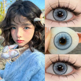 Hivava  -  1 Pair New Green Contact Lenses Fashion Pupils Myopia Eye Yearly Korean Natural Lenses Blue Iris Lens High Quality Lenses