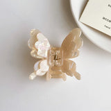 Hivava  -  Double-Layered Butterfly Crab Barrette For Women Crab Hair Pins Accessories Anniversary Gift Ladies New Year’s Day Crab Clip