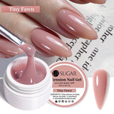 Hivava  -  15ml Extension Gel Nail Polish Hard Jelly Build Nail Gum Clear Nude Natural Color French Soak Off UV Construction Gel