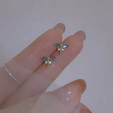 Hivava  -  Dragonfly Earrings Simple Zircon Animal Earrings Children's Fun Cute Insect Series Jewelry