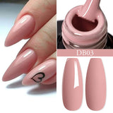 Hivava  -  5ml Metallic Liner Painting Gel Nail Polish Chrome Rose Gold Silver Super Bright Mirror Effect Drawing Gel Nail Varnish