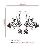 Hivava  -  New Spider Earrings Halloween Exaggerated Dark Style European and American Personality Funny Earrings