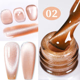 Hivava  -  10ml Silver Water Light Cat Magnetic Gel Nail Polish Nail Supplies Vernis Semi Permanent Gel for Fall Winter Nails