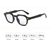 Hivava  Korea Retro Round Glasses Frame Women Lovely INS No Makeup Plain Glasses Men Eyewear Cute Decorative Computer Glasses