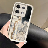 Hivava -  Watercolor Marble Case For Xiaomi 13T Redmi Note 13 Pro 5G 12 11 10 11s Poco X6 X5 M6 Pro 4G Coque Shockproof Bumper Soft Cover