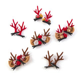 Hivava  -  New Year Christmas Hair Pin Children Barrettes Bow Deer Santa Claus Kids Christmas Headwear Girls Kids Hair Accessories