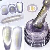 Hivava  -  10ml Silver Water Light Cat Magnetic Gel Nail Polish Nail Supplies Vernis Semi Permanent Gel for Fall Winter Nails