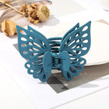 Hivava  -  Butterfly Solid Color Hair Claws Hair Clips Girls Korean Ponytail Headwear Styling Tools Hairpin Crabs Clips For Hair