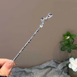 Hivava  -  Vintage Moonstone Hair Sticks for Women New Chinese Style Metal Long Tassel Chain Hair Pins Headwear Hair Accessories