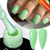 Hivava  -  15ml Mint Green Jelly Nail Gel Nude Gel Nail Polish White Translucent Soak Off Gel Vernis Semi Permanent Long Lasting