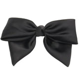 Hivava  - jewelry New Minimalist Style Solid Color Hair Clips Women Fashion Silk Black Hair Bows Clip Hairpin Girl Headwear Hair Accessoires Gifts