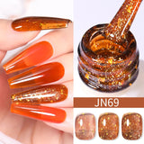 Hivava  -  10ml Blood Red Jelly Gel Nail Polish Halloween Nails Art Gel Polish Sheer Translucent Nail Gel for Winter Manicure