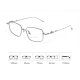 Hivava  Korean New Alloy Glasses Frame Women Lovely Ins No Makeup Plain Glasses Men Eyewear Cute Decorative Computer Glasses