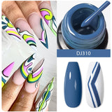 Hivava  -   5ml Sliver Metallic Liner Gel Nail Polish Super Bright Mirror Effect Painting Drawing Line Graffiti Stripe Nail Art