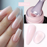 Hivava  -  7ml Sparkling Glitter Rubber Base Gel Nails Shining Glitter Semi Permanent Soak Off UV LED Varnish All for Manicure