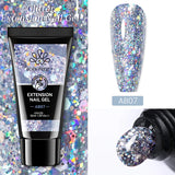 Hivava  -  30ml Extension Nail Gel Nail Polish Acrylic Nail Glitter Sequins Soak Off UV Extend Gel For Nail Extensions