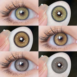 Hivava  -  1 Pair NEW Colored Contact Lenses Green Eye Lenses Natural Brown Lens Fast Delivery Green Eye Lens Yearly Contacts Lens