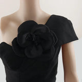 Hivava  -  21M Rose Pin Brooches Women's Black Handmade Flower Brooch Wedding Style Accessories