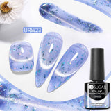 Hivava  -  7.5ml Thread Shell Gel Nail Polish Auroras Pearl Soak Off UV Nails Gel Varnish Semi Permanent Nail Art Varnish