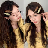 Hivava  -  6.5cm Traceless Willow Leaf Hairpin Hair Clip Women Fashion Side Clips Bangs Clip Girls Korean Styling Tools Hair Accessories