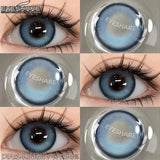 Hivava  -  2pcs Colored Contact Lenses Natural Eye Lens Blue Contacts Brown Lenses Gray Pupils Yearly Cosmetic Green Eyes Contacts