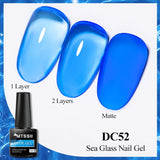 Hivava  -  Macaron Gel Nail Polish Spring Summer Candy Pink Blue Color For Manicure Semi Permanent Soak Off Nail Art Gel Varnishes