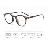 Hivava  Korea Retro Cute Round Glasses Frame Women Lovely Ins No Makeup Plain Glasses Men Eyewear Cute Decorative Computer Glasses