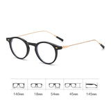 Hivava  Korean Small Clear Round Glasses Frame Women Sweet Girl Ins No Makeup Plain Glasses Men Eyewear Cute Decorative Computer Glasses