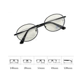 Hivava  -  Retro Oval Glasses Frame Women Lovely Ins No Makeup Plain Glasses Men Eyewear Cute Decorative Computer Glasses