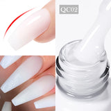 Hivava  -  Milky White Jelly Nude Gel Nail Polish 10ml White Translucent Soak Off Gel Vernis Semi Permanent Need UV Light Cure