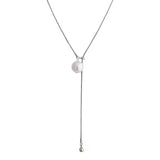 Hivava  -  Titanium Steel New Sweater Chain Long Adjustable Pearl Necklace Jewelry Accessories