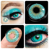 Hivava  Color Contact Lenses for Eyes 1 Pair Cosplay Halloween Color Contact Lens for Eyes Yearly Beautiful Makeup Contact Lens