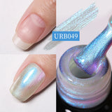 Hivava  -  7ml Sparkling Glitter Rubber Base Gel Nails Shining Glitter Semi Permanent Soak Off UV LED Varnish All for Manicure